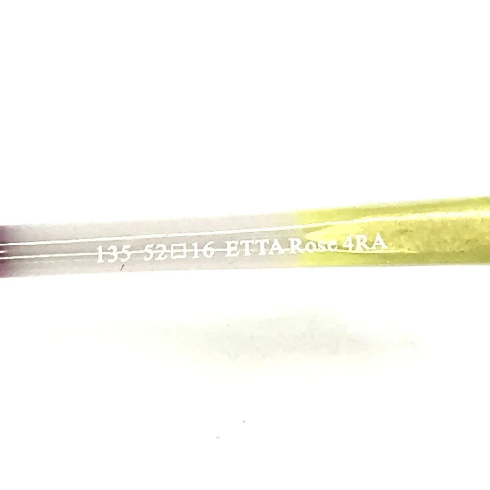 Smith Eyeglasses Frames ETTA Rose 4RA Clear Pink Green Purple Cat Eye 52-16-135 - Picture 10 of 12